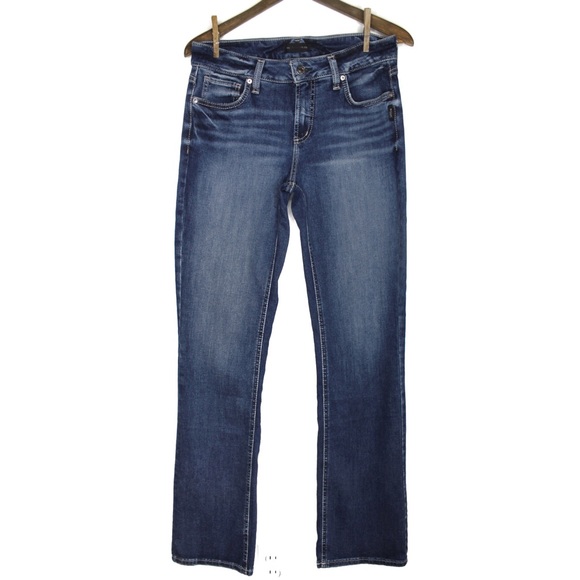 Silver Jeans Elyse Slim Boot Jeans 28 6 - Picture 2 of 13